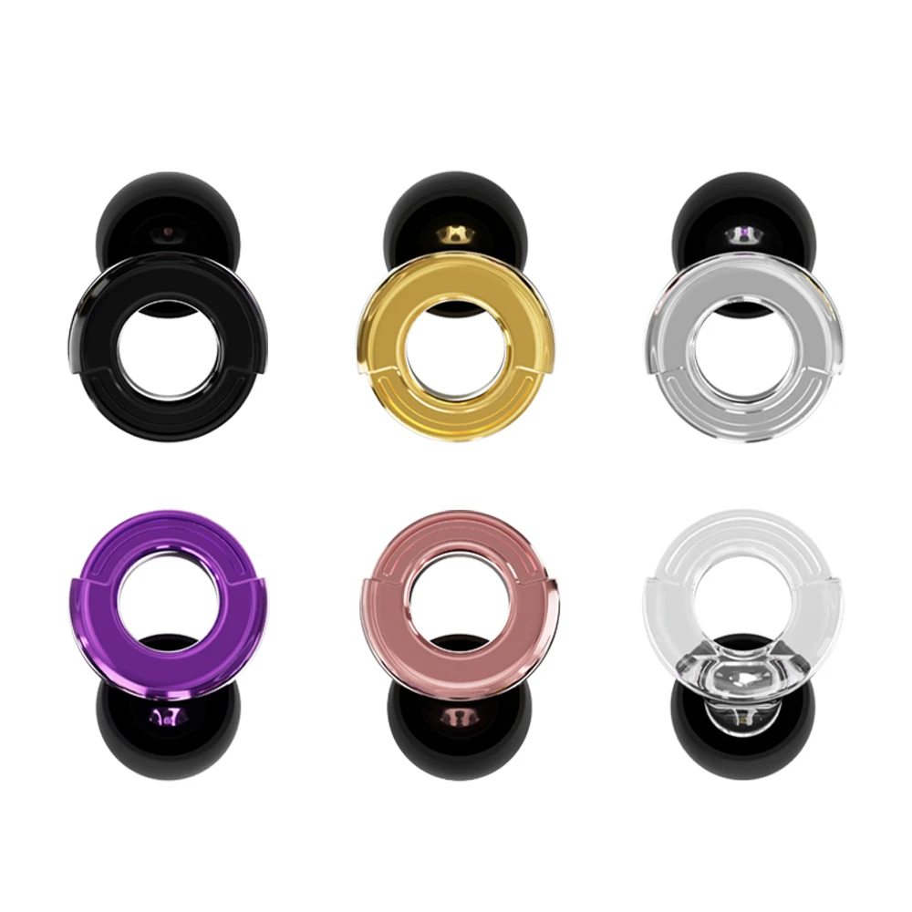 سدادات أذن للنوم قابلة لإعادة الاستخدام من HUAK - سدادات أذن للحفلات الموسيقية وحماية السمع والمهرجانات والسباحة والموسيقيين - 8 أطراف للأذن في XS/S/M/L