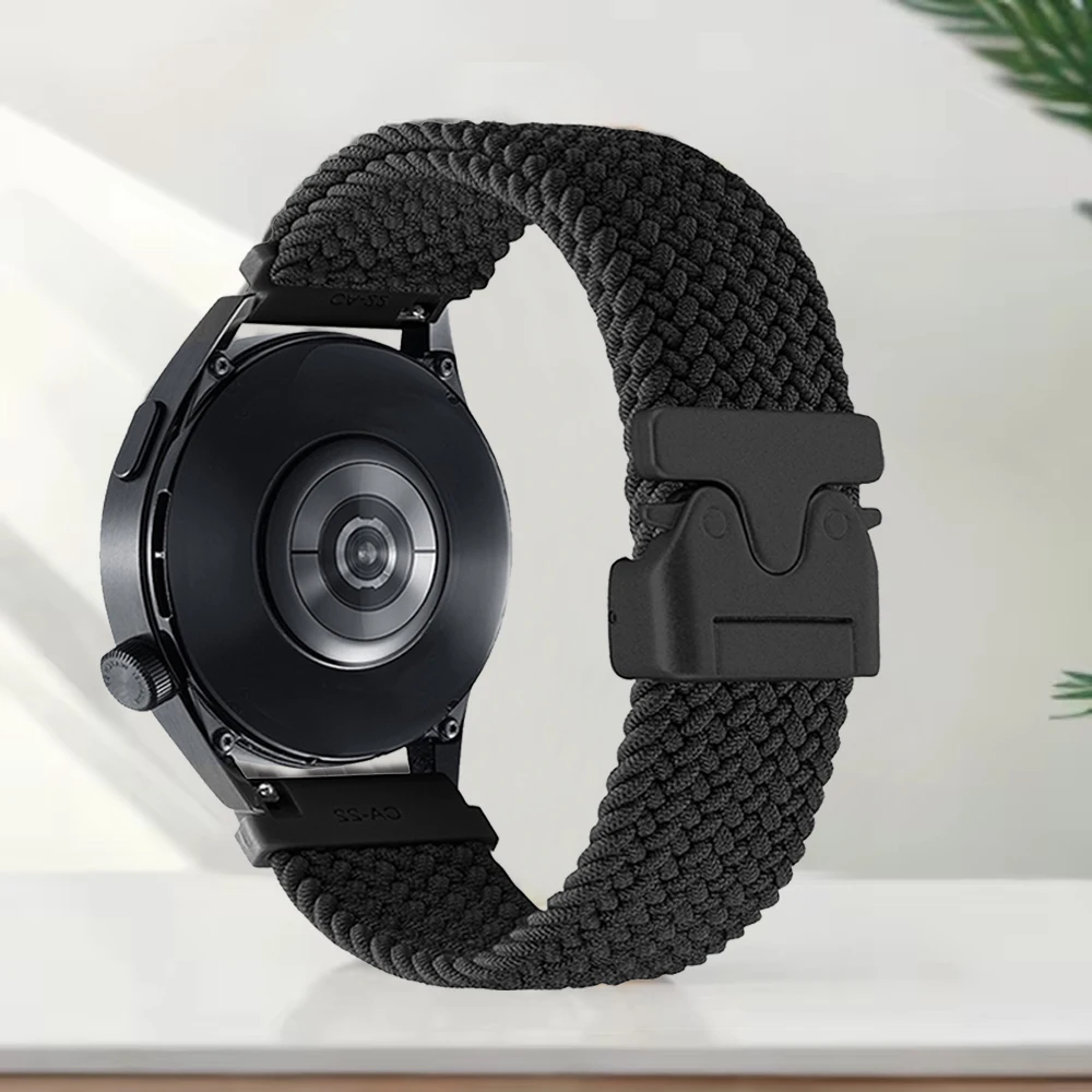 20 22mm geflochtenes Armband für Amazfit Active 3 45mm/2 44mm/Max 48mm Nylon-Ersatzband Armband für Amazfit BALANCE 2 Bip 6 5 3