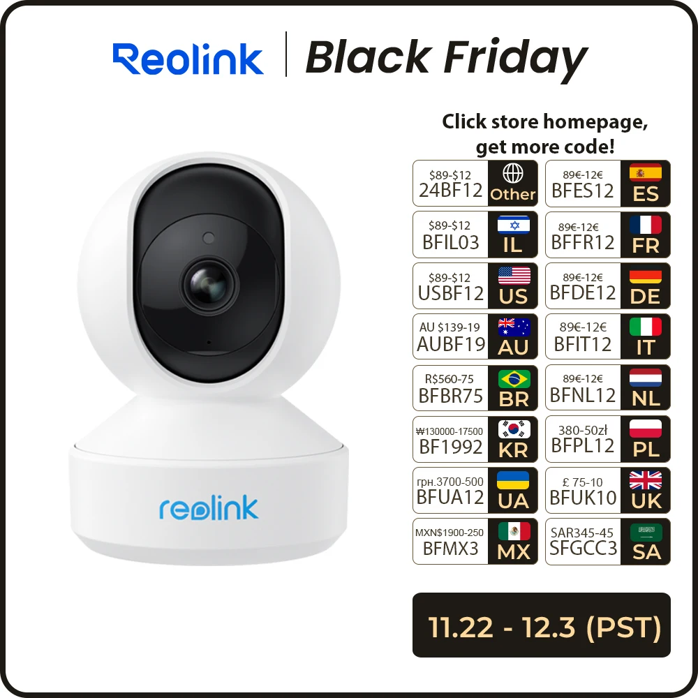 Reolink E1 Series Pro 4MP WiFi Camera Pan&Tilt 2-Way Audio Baby Monitor Indoor Cam AI Detection Home Video Surveillance Cameras