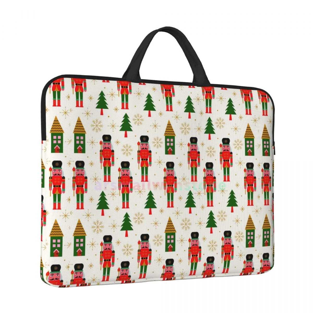 Christmas Theme Laptop Bag Computer Bag Office Business Travel 14 Inch Water Resistant Large Laptop Case