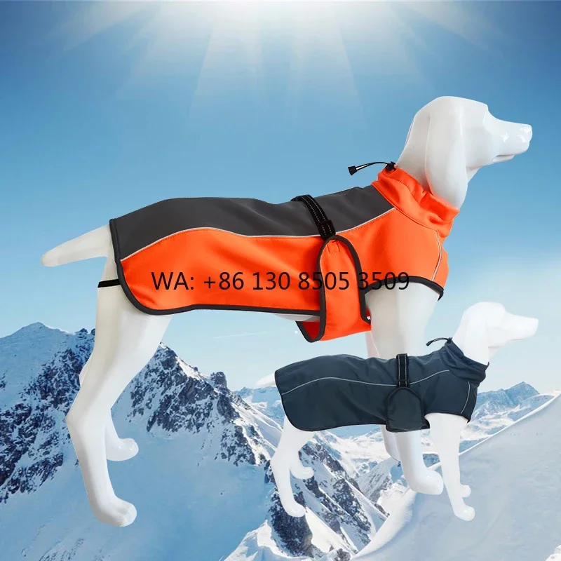 Wholesale Reflective Dog Jacket Winter Pet Coat Sport Vest Jackets Clothes Pet Apparel Custom Logo