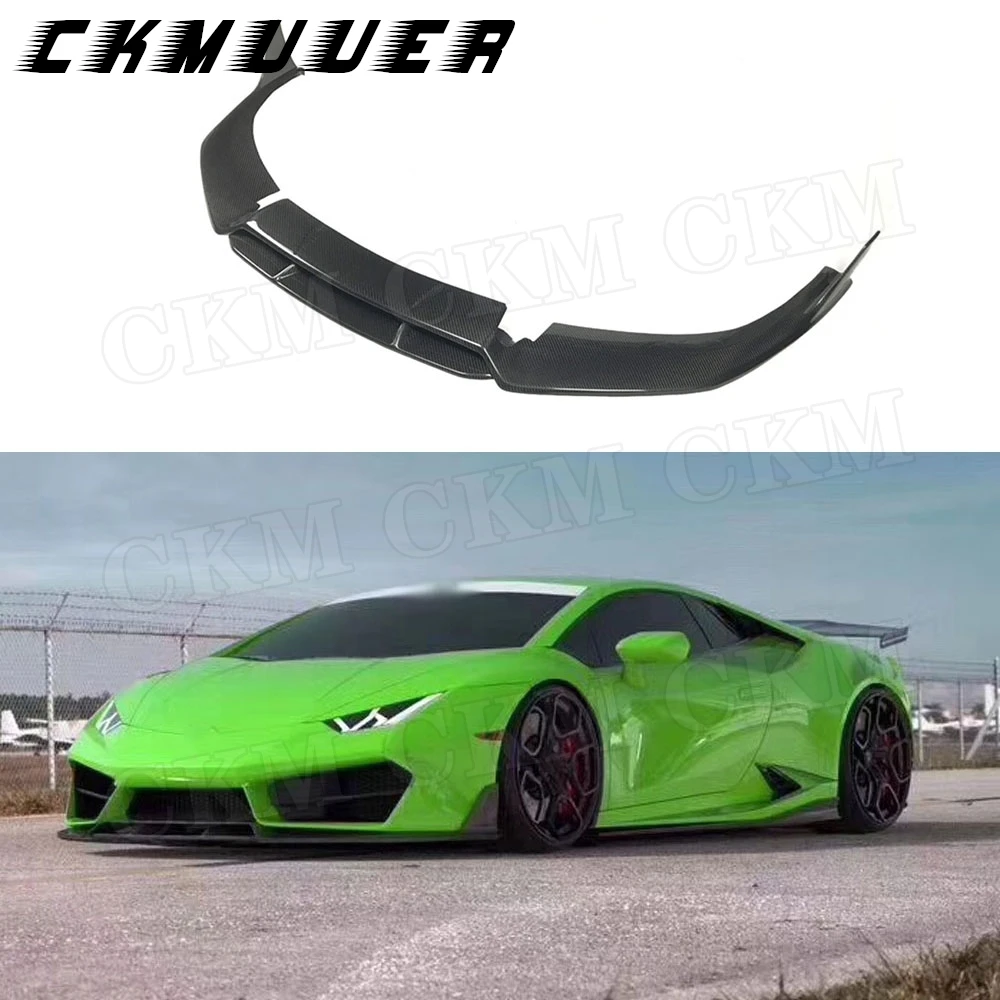 

CKMUUER сухой передний бампер из углеродного волокна, спойлер для губ, подбородка, фартуки, чехол для Lamborghini LP580 LP610, аксессуары для стайлинга автомобилей, комплекты кузова