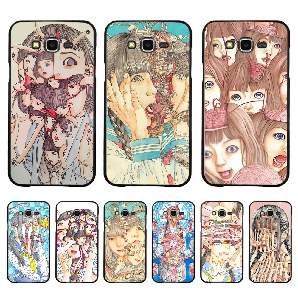 shintaro kago Horror cartoons Phone Case For Samsung J 7 plus 7core J7 neo J6 plus prime J6 J4 J5 Mobile Cover