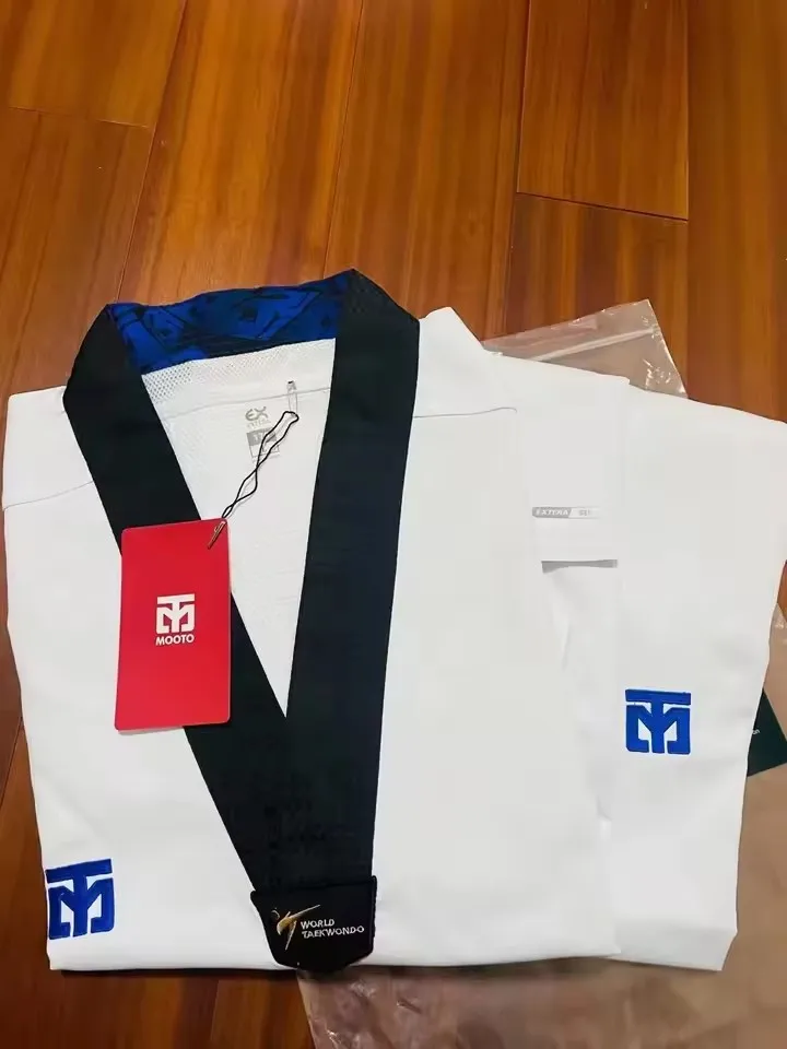 

Высококачественная униформа для тхэквондо трехмерного кроя для мужчин и женщин, взрослых на соревнованиях и тренировках, из дышащей ткани.