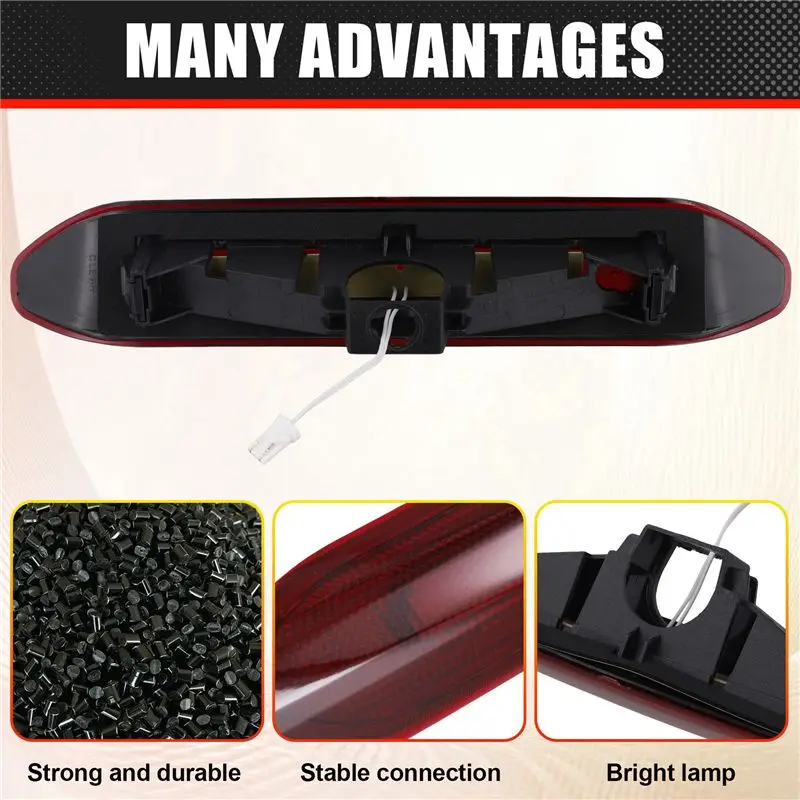 Rear Roof High Mounted Brake Light Assembly 3Rd Brake Light LR036355 For Land Rover Freelander 2 2007-2015-X59A