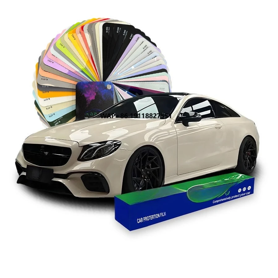 

Color-Changing TPU Body Film UV Proof and Scratch Resistant Self-Healing Car Protection Anti-Scratch Sahara Yellow Car Wrap