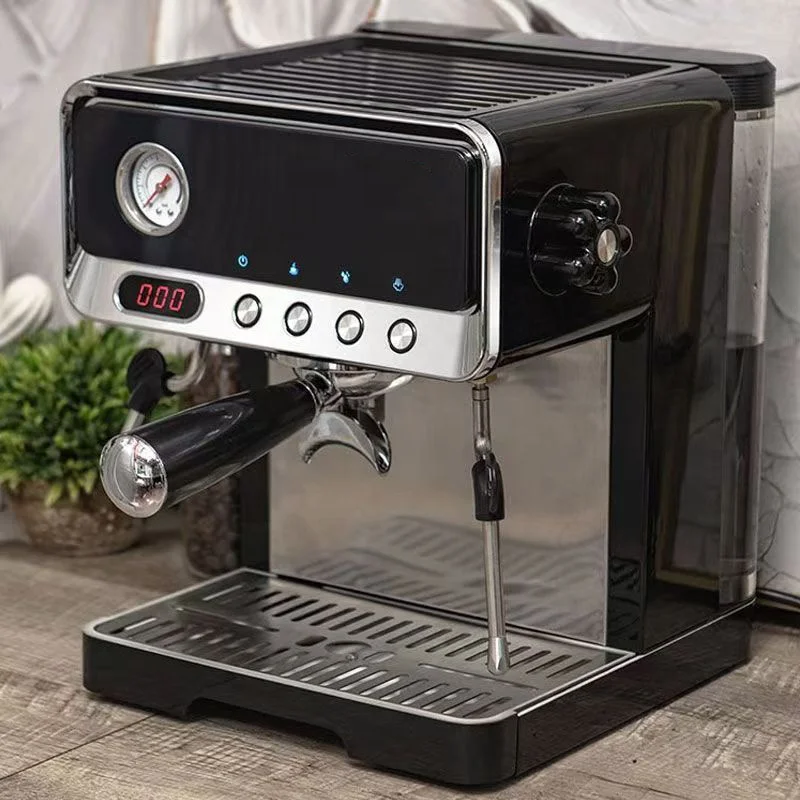 Aangepaste goedkope draagbare halfautomatische Italiaanse thuiskantoor koffie koffiezetapparaat espresso koffiezetapparaat