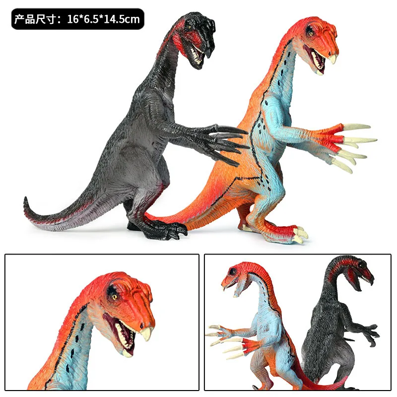 Simulatie Dier Klassieke Prehistorische Savage Therizinosaurus Dinosaurus Action Figures Jurassic Dino Wereld Park Model Speelgoed Kid Gift