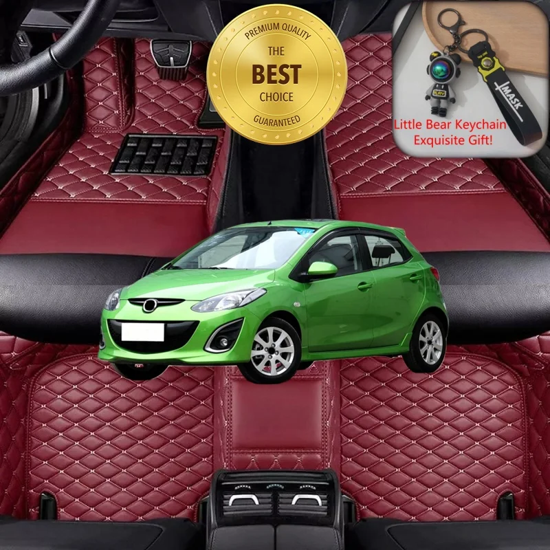

Индивидуальные автомобильные коврики для Mazda2 2002-2026: Роскошные, на заказ, для лево- и праворульных авто