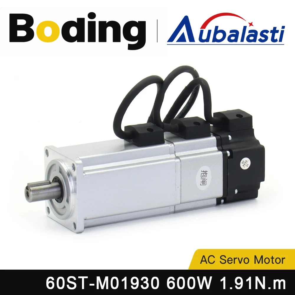 

Aubalasti 60ST-M01930 600W 1.91N.m AC Servo Motor 3000RPM 220V 3.7A for Industrial Control Application