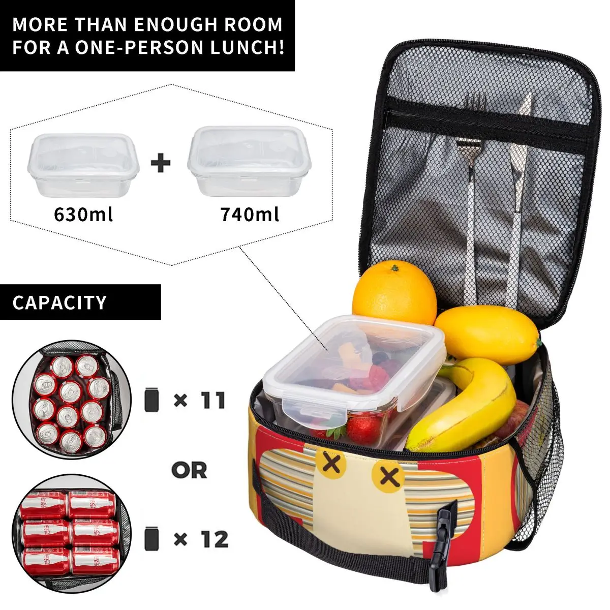 31 Minutes Chilean Comedy TV Lunch Bag Portable Lunch Box Girls School Graphic Design Cooler Bag Casual Waterproof Food Bags