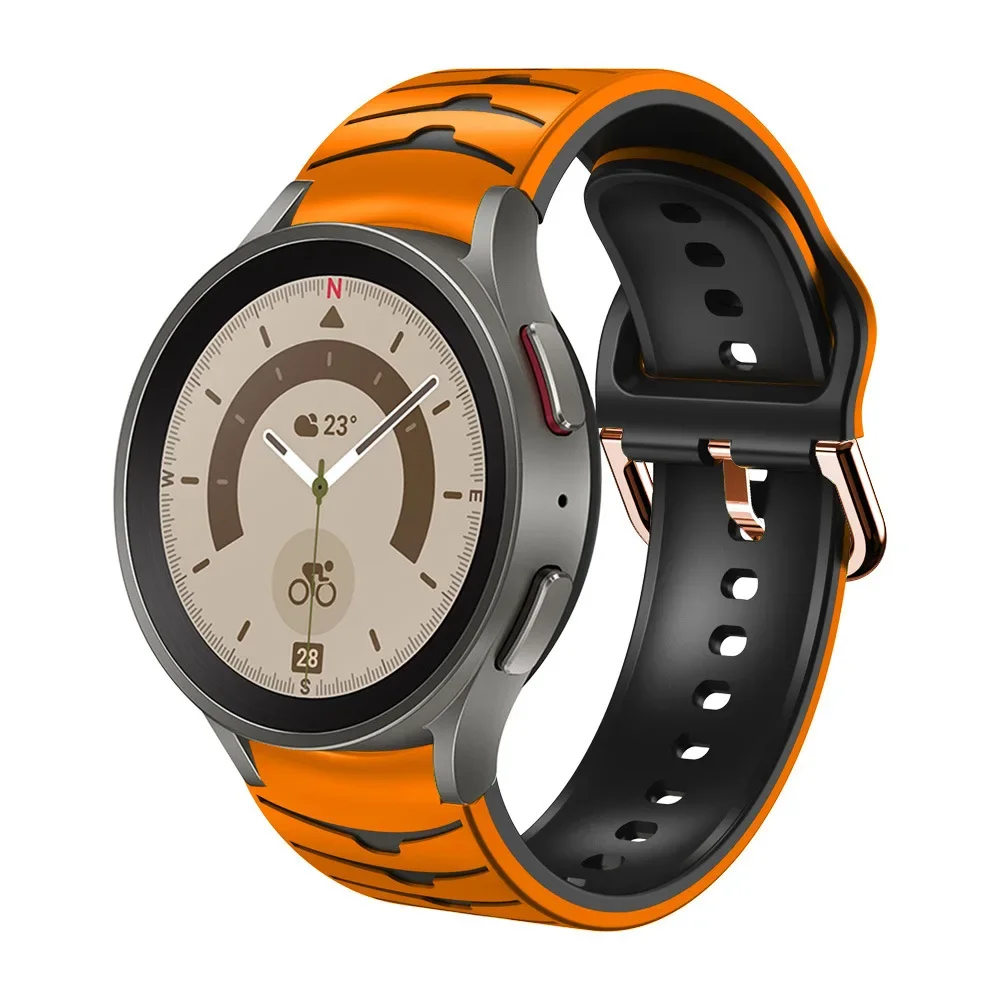 Keine Lücken für Samsung Galaxy Watch 4/5/6 44mm 40mm Band Classic 47 46 43mm Silikon Correa Armband für Galaxy 5 Pro 45mm Armband