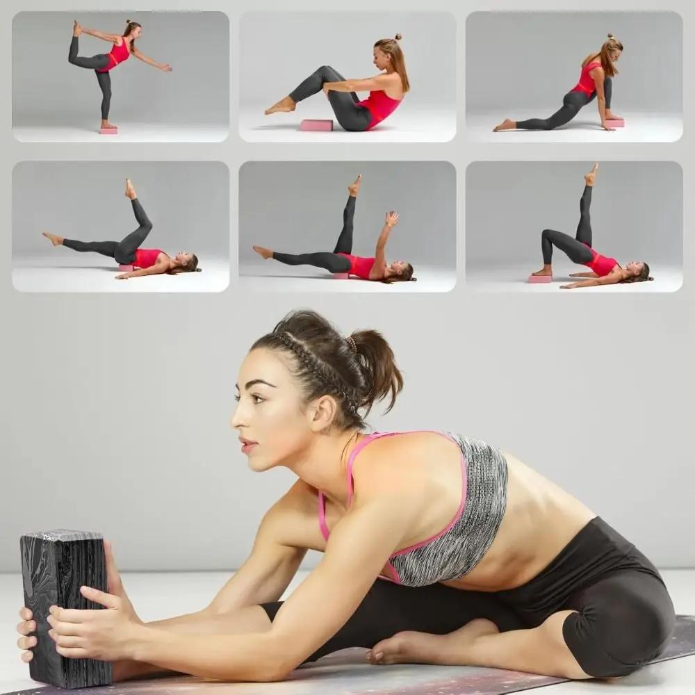 Professional High-Density Yoga Blocks Non-Slip Universal Yoga Brick Multi-purpose Foam Blocks Fitness