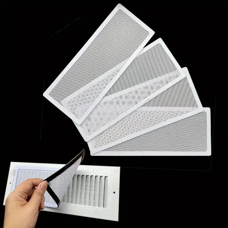 2/4Pcs Magnetic HVAC Vent Cover Heavy‑Duty PVC 4