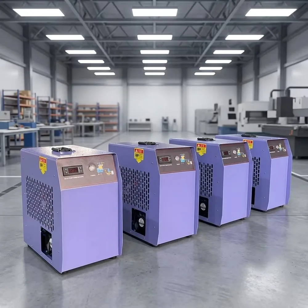 Refrigerated Compressed Air Dryer 0.5Nm³/min Small Industrial Dryer for Mini Screw Compressor Pneumatic Tools
