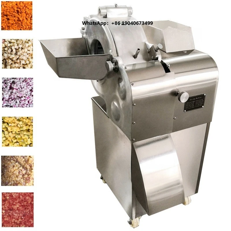 Potato Tomato Onion Carrot Vegetable Cube Cutting Machine Small Coconut mango Papaya Strawberry Fruit Food Processor shi