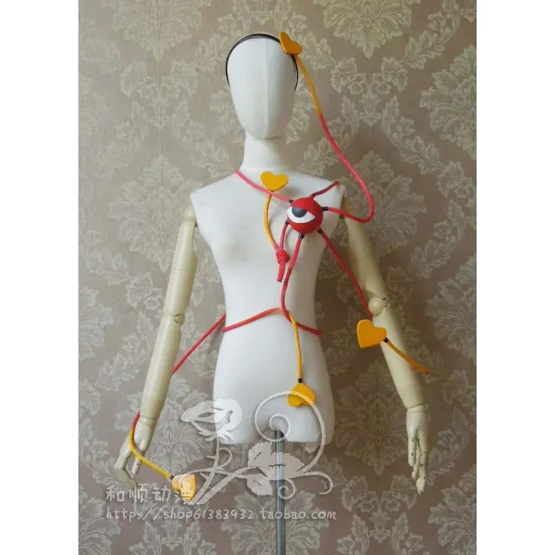 

Komeiji Satori cosplay costume+eye props 110
