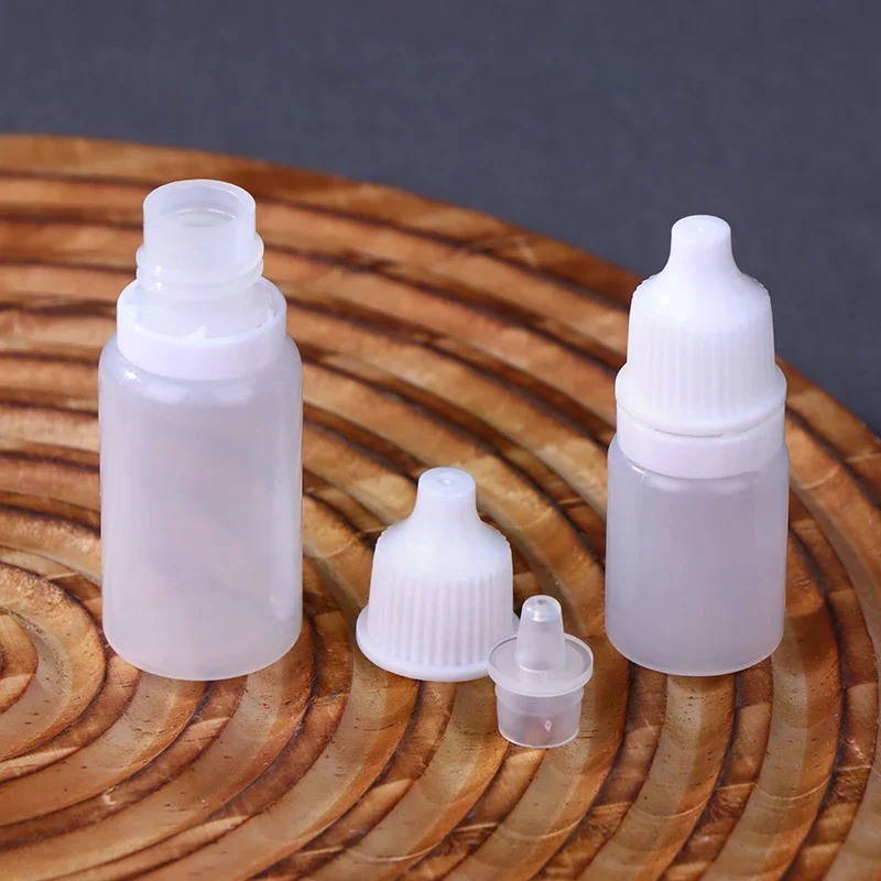 

10PCS 5/10/15/20/30/50ml Empty Plastic Dropper Bottle Paint Beauty Oil Squeezable Refillable Bottle Cosmetics Storage Bottles