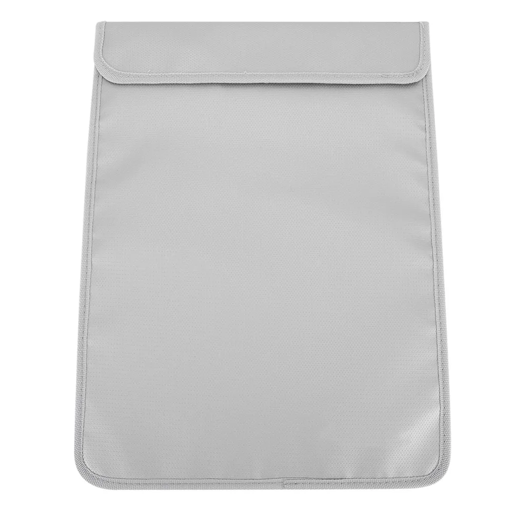 Safe Seal Fireproof Fireproof Bag Double Zipper 38×28cm Safety Pouch Moisture Proof Explosion Proof Storage Pouch Document Keep