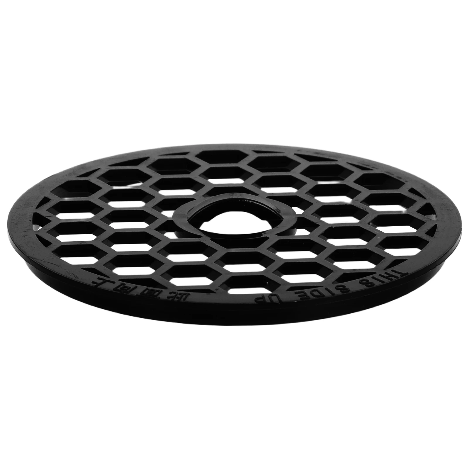 فلتر تصريف الأرضية، شبكة بلاستيكية سوداء لليخوت وقارب الكاياك والحمام، فعال لمنع الحطام، متين ومقاوم للماء