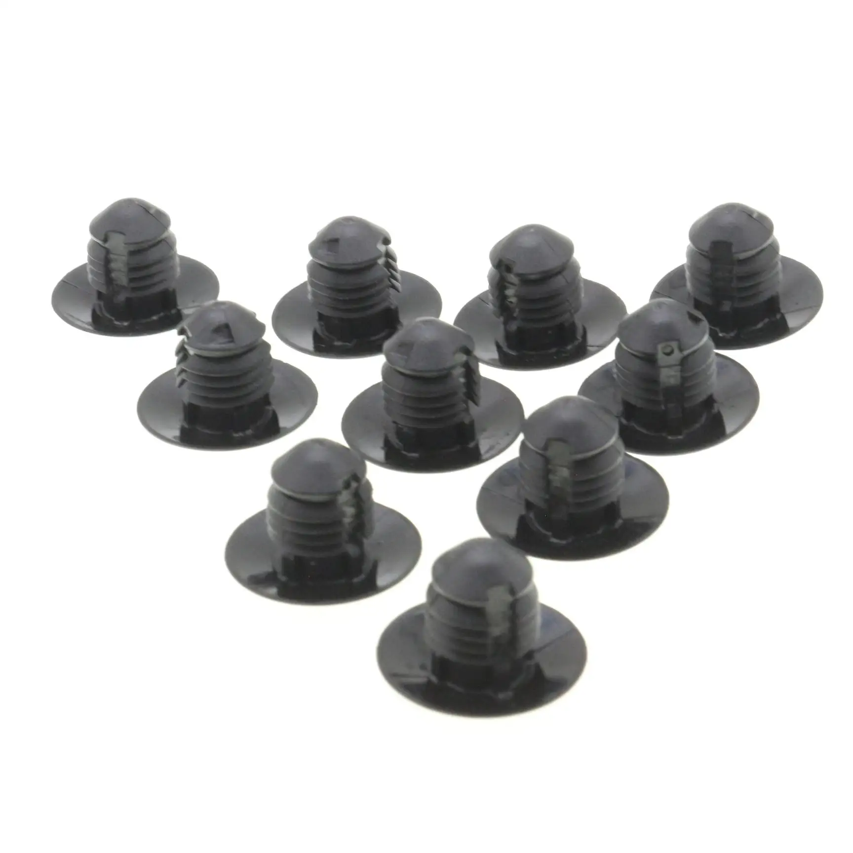 10 Pcs Bumper Fascia Retainer Clips Push Pin Nylon For 2004-07 Buick Rainier, 2008-14 Cadillac CTS, 02-09 Chevrolet Trailblazer
