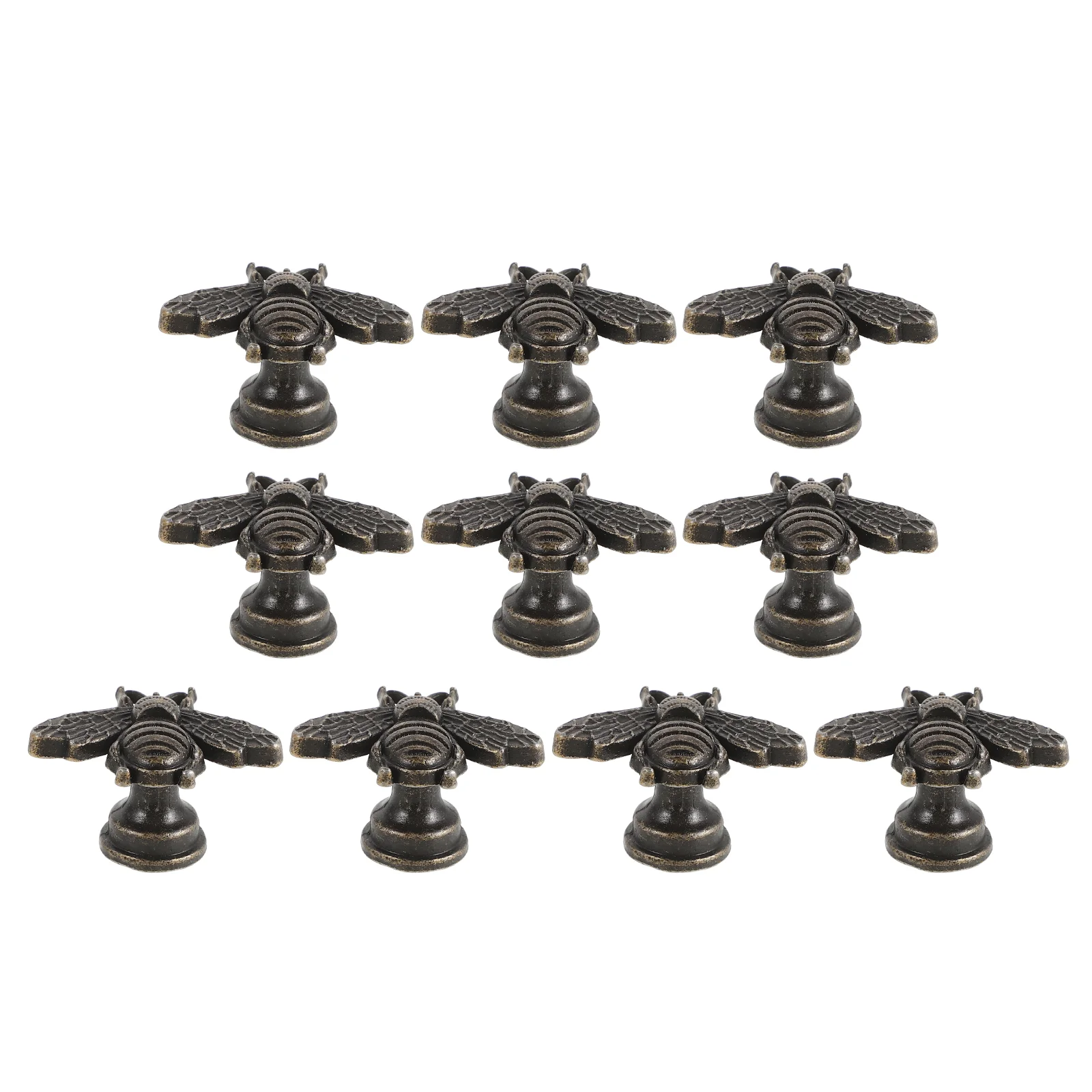 

10 Pcs Barn Door Handle Pull Drawer Single Hole Knobs for Cabinets Vintage Small Metal