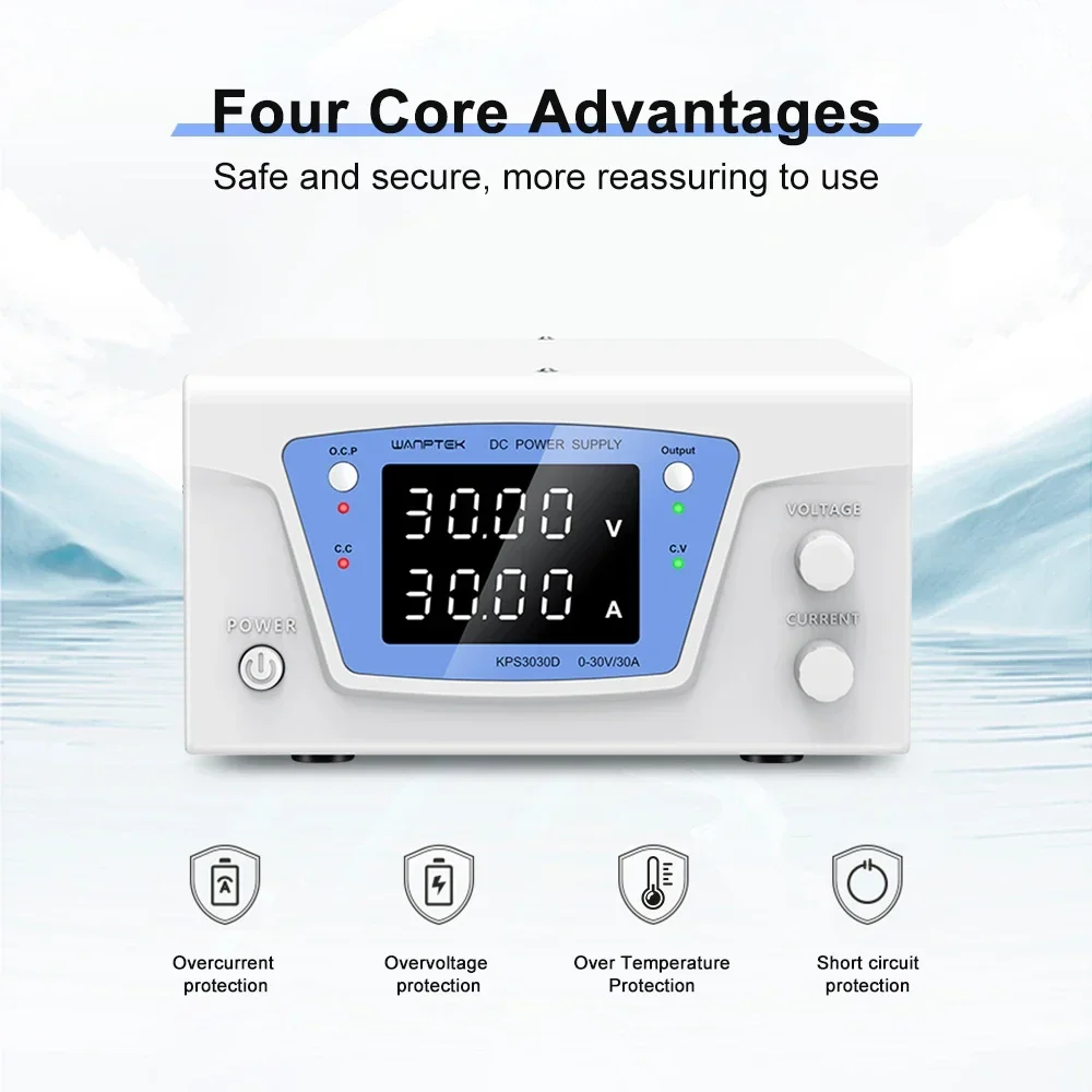 Wanttek Programmable High-power DC Power Supply KPS10010D High Voltage Output 100V10A Laboratory Power Supply Battery Charging