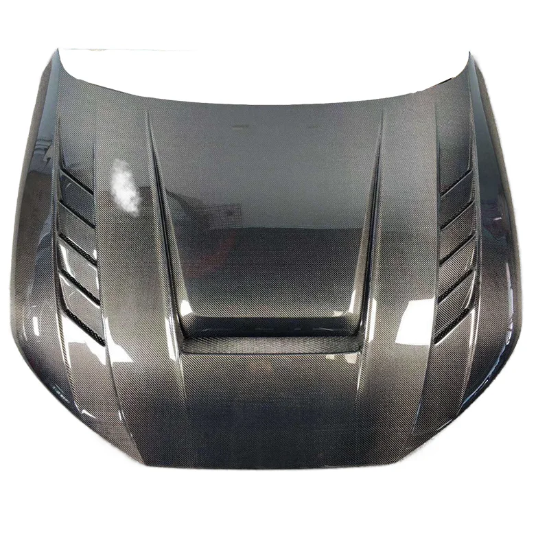 High Quality Carbon Fiber Engine Hood Vent Car Bonnet For 2016 Audi A4 allroad b8.5 wagon ，100% tested well