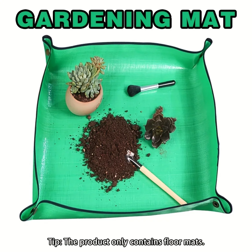 Innovative Extra-Large Waterproof Plant Repotting Mat - Foldable Portable for Indoor Succulents Easy Soil Change Watering Pad