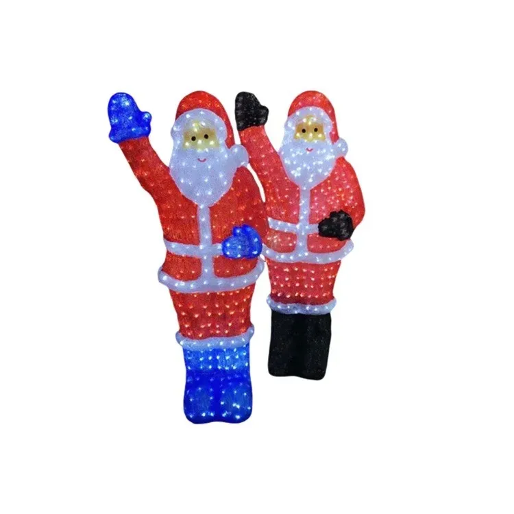 

Acrylic Santa Claus statue, Christmas Park landscape ornament