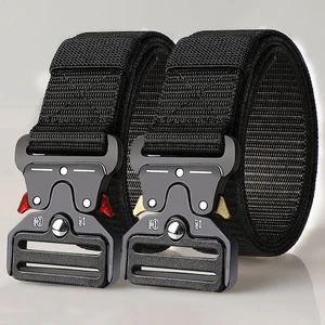 Cinturones tácticos de los hombres versátiles: diseño de deportes al aire libre duradero y ajustable, emparejado con pantalones jeans, para hombres mujeres 10 mejores ventas sinturon - №3