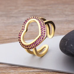 Top Quality Gorgeous Women Wedding Rings AAA Zircon Stone Romantic Female Engagement Fashion Party Jewelry Gifts Wholesale