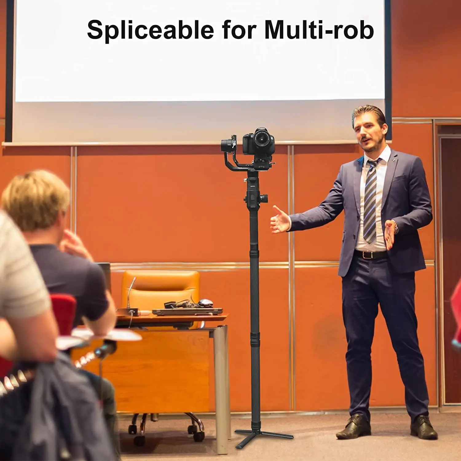 Ulanzi dh10 para dji ronin s sc rsc2 haste de extensão pólo selfie vara fibra carbono telescópica para zhiyun feiyu cardan acessórios