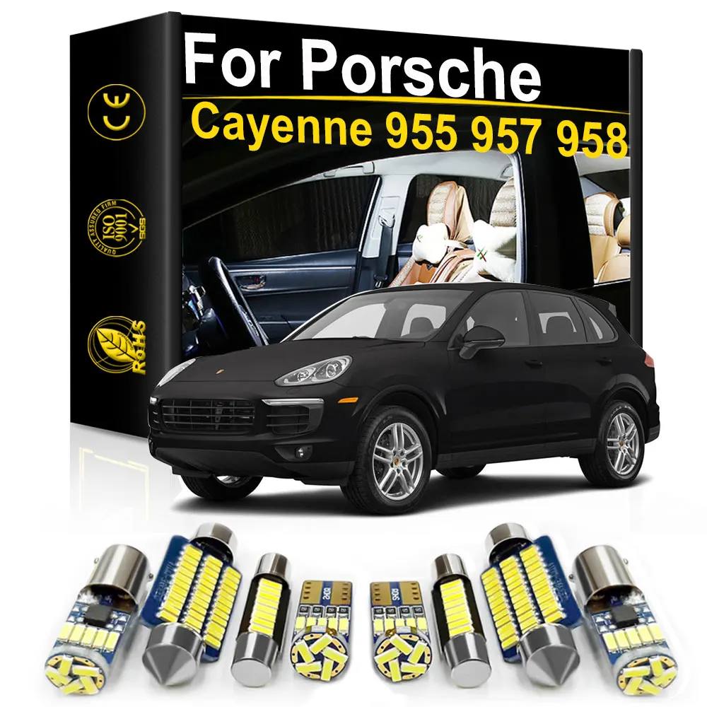 

Car Interior LED Light For Porsche Cayenne 9PA 955 957 92A 958 GTS 2005 2008 2011 2012 2015 2018 Accessories Canbus Indoor Lamp