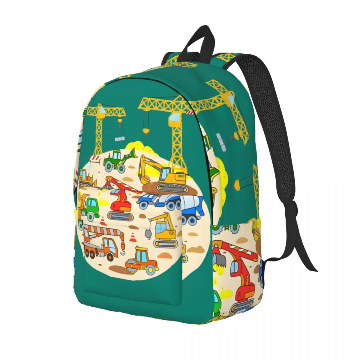 Office Work School Together Large Capacity Casual T-Tayo The Little Bus Excavator College Bag For Men Kid Children's Bags