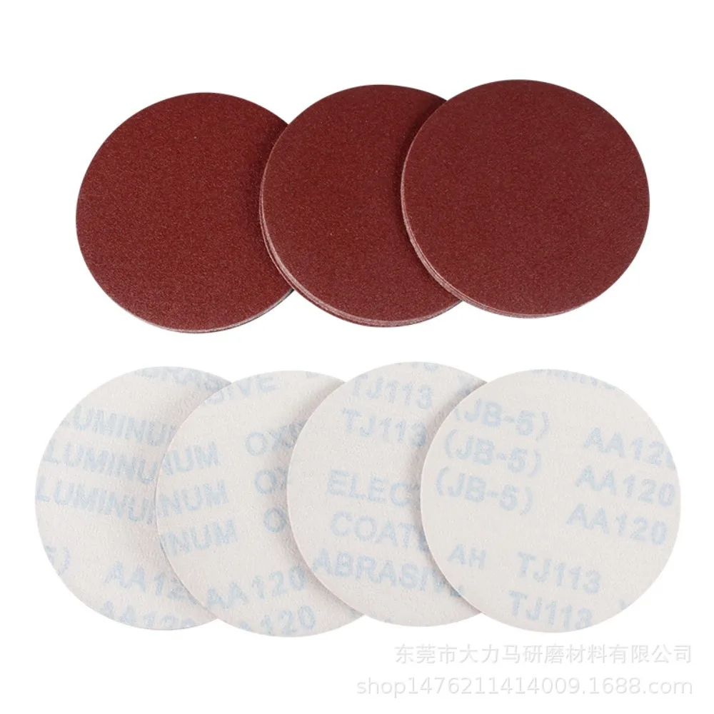 Pano de lixa de disco de 5 polegadas; pano de lixa flocado; rebolo para trabalhar madeira; disco de moagem de ar