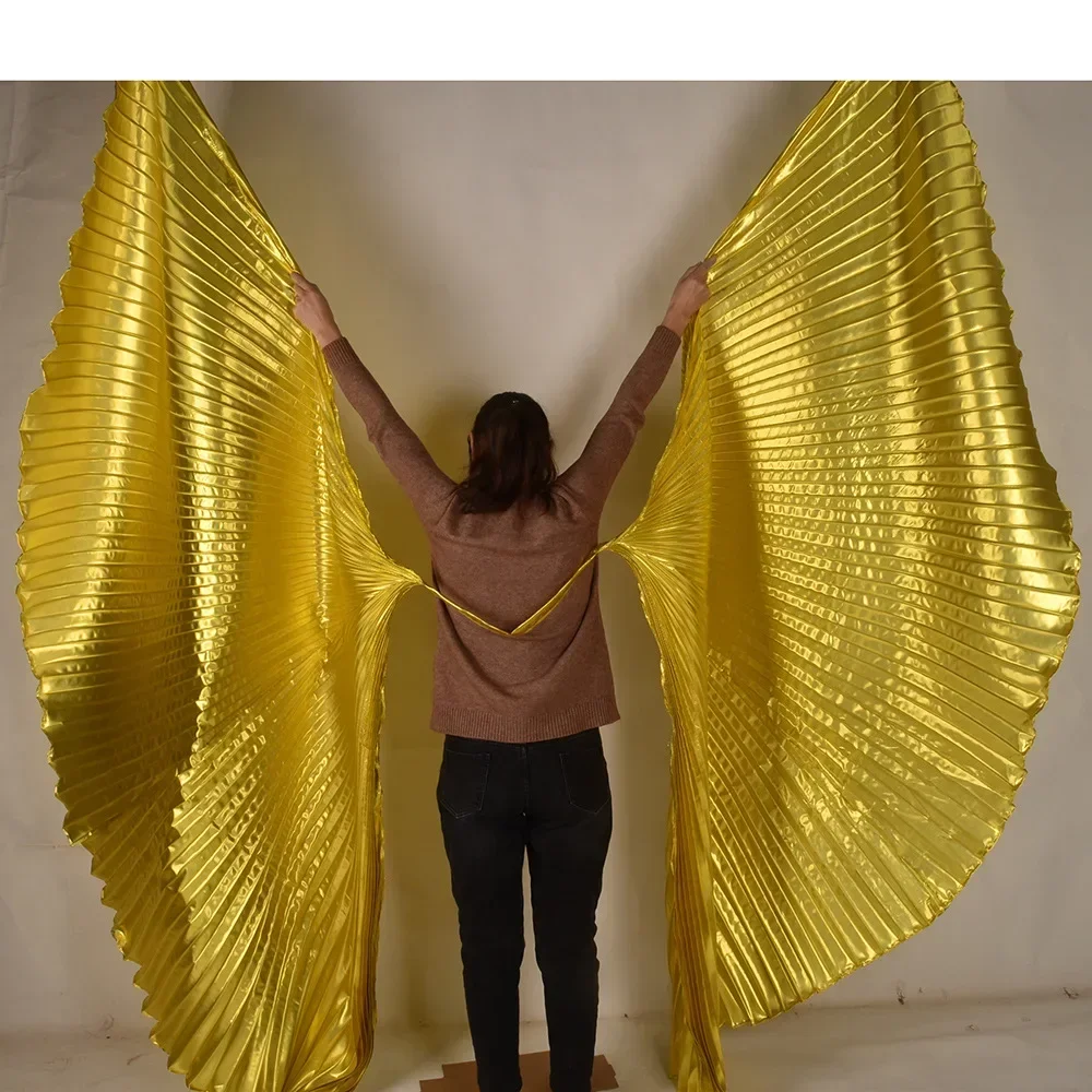 

Belly Dance Props Adult Performance Wings Indian Dance Golden Wings Props Performance Shoulder Straps Lengthened Tall Man