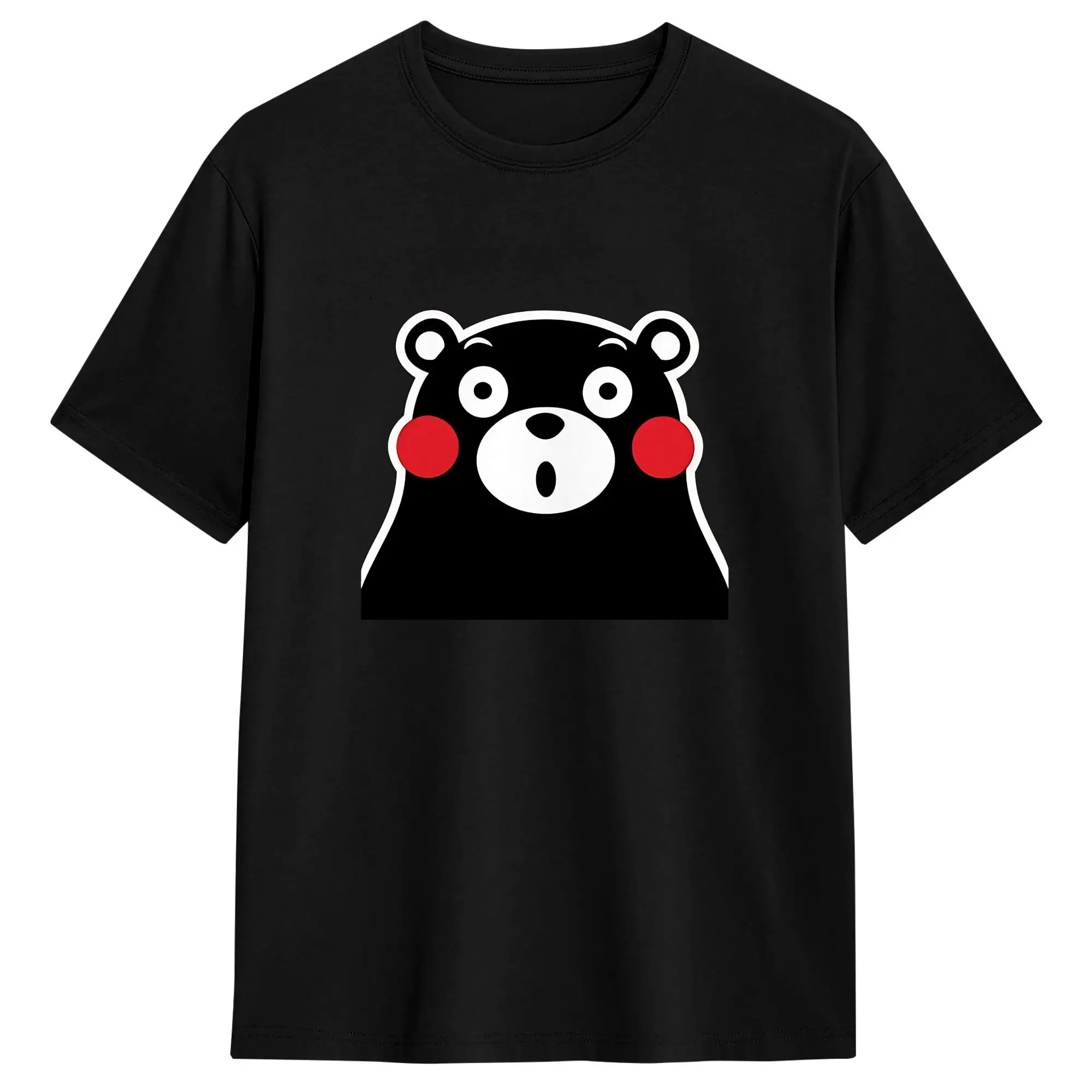 kumamon sprinkled eggs T Shirt Summer  Cotton T Shirts For Adult Popular Casual Tee Shirt Short Sleeve Streetwear Tees