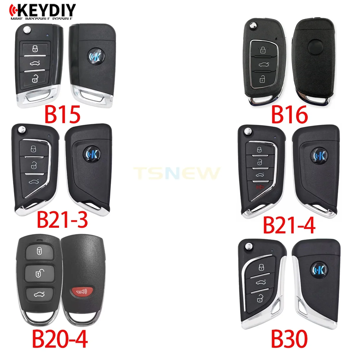 1/5pcs KEYDIY B Series B15 B16 B20-4 B21-3 B21-4 B30  Remote Control for KD900 KD-X2 KD-X4 Mini KD Programmer