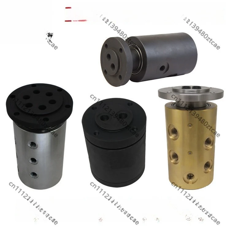 Universal Single Dual Multi Passage Rotary Union Stainless Steel Carbon Steel Aluminum For Hydraulic Oil Air Water