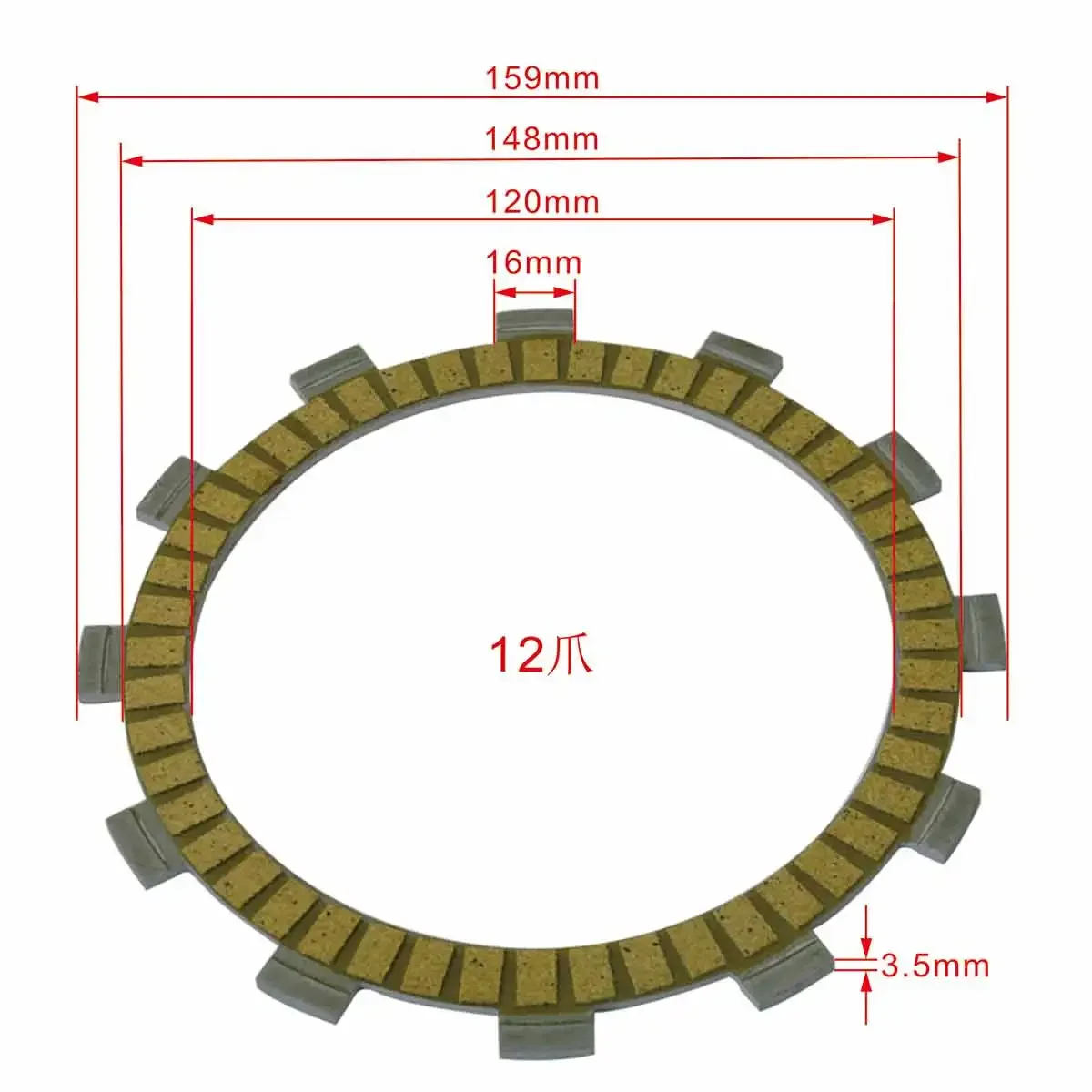 9PC Motorcycle Friction Clutch Plates For Suzuki VL1500 Intruder 1500 LC 98-01 VL1500 C90 Boulevard 05-10 VL1500B C90T 05-07