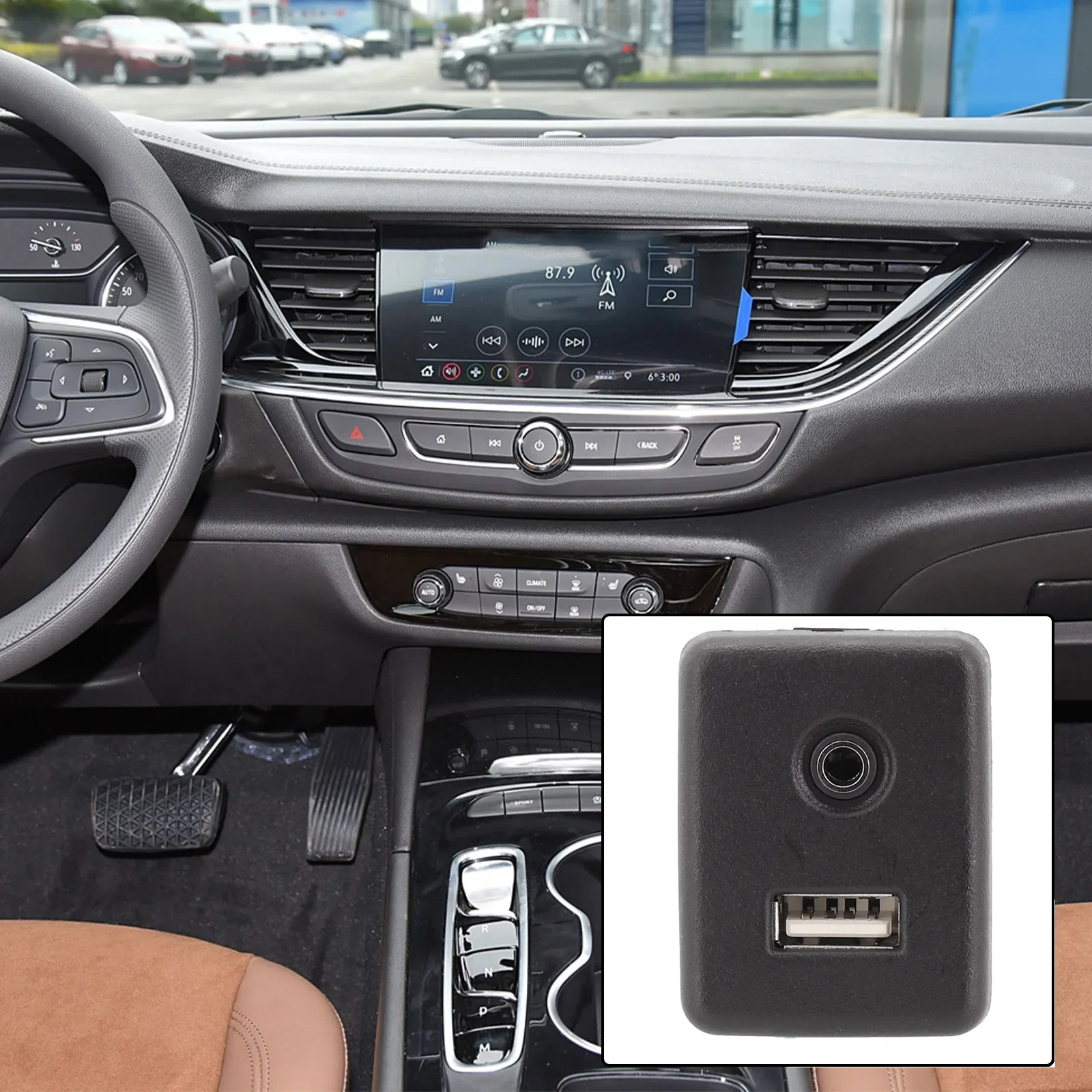 Car AUX Audio Socket 13599456 For Opel For Vauxhall For GMC For Chevrolet For Insignia A For Astra K Charging Port Module Socket