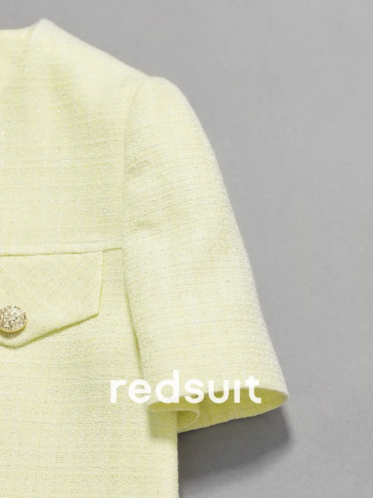 New Lightweight  cool~slim white short sleeved jacket yellow versatile round neck top Custom Sizes
