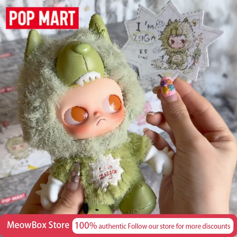 Authentique Pop Mart Série Zsiga Im Zsiga Pendentif en peluche en vinyle Boîte mystère Boîte surprise Cadeaux de festival Peluche
