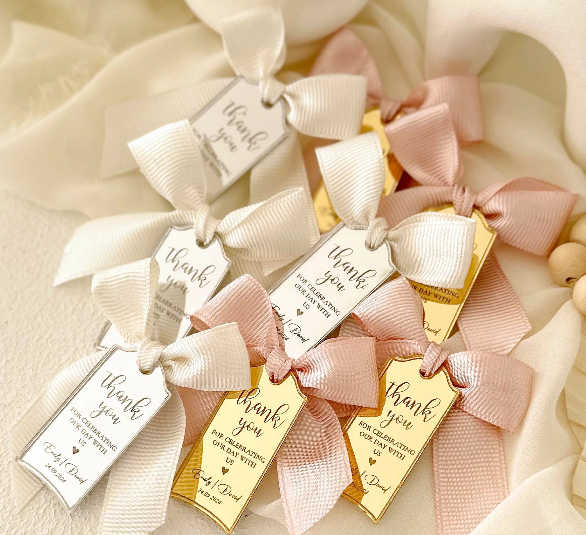 

30/50/100Pcs Custom Mini Tag, Wedding Name Tags, Thank you For Coming, Personalized Tags, Gift Tags, Bridesmaid Tags