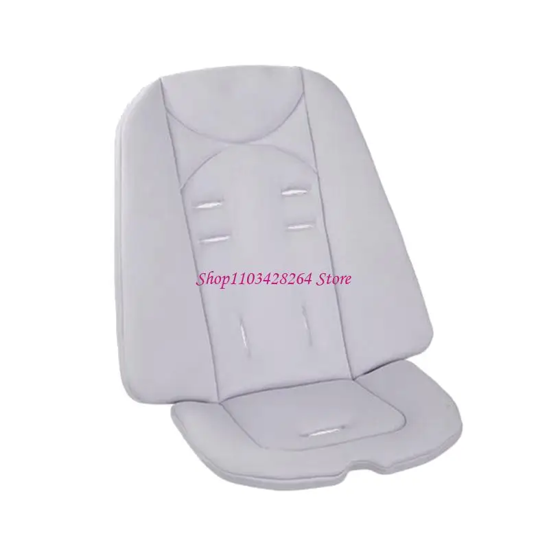  Comfortable Baby Carriage Pad Washable Cotton Fabric Universal Safe Straps Hole