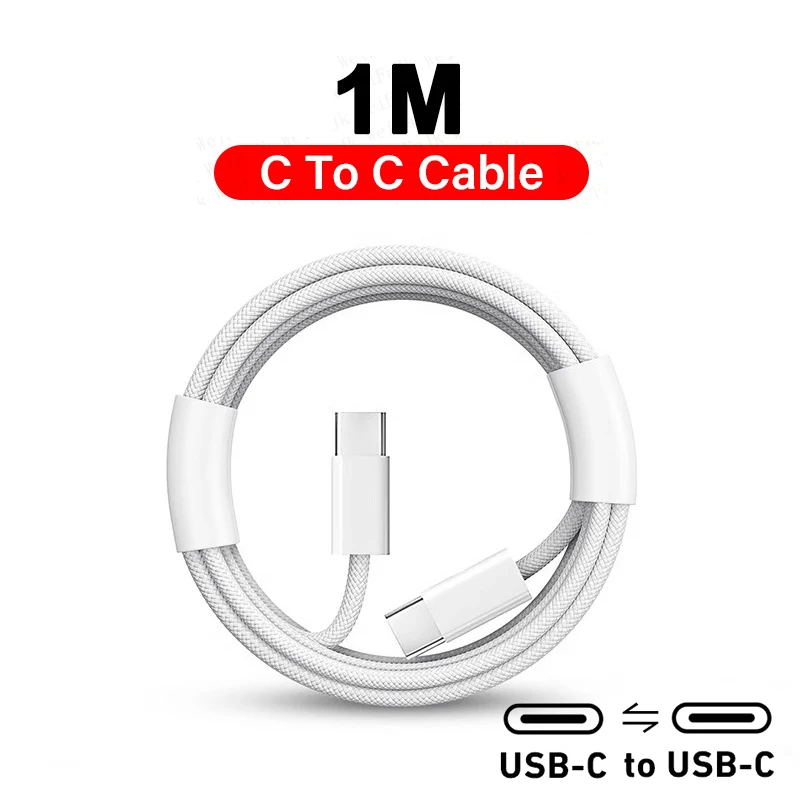 Voor APPLE Originele PD-40W Type C Snelle oplader voor iPhone 17 16 15 13 12 Pro Samsung Xiaomi Snel opladen USB-C Bliksemkabel