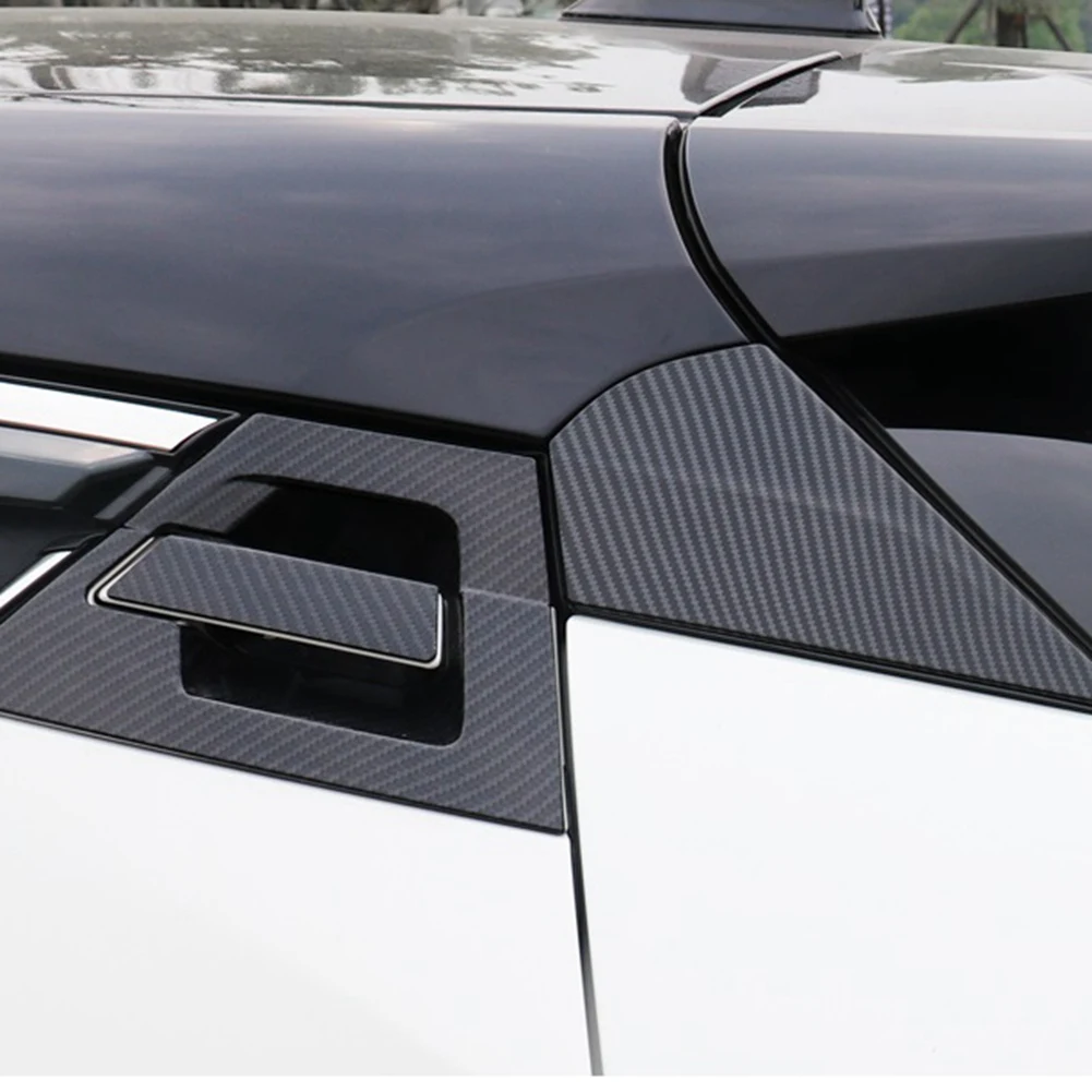 

OB-автомобильная ручка для задней двери, крышка, накладка, декоративные наклейки, литье для Toyota C-HR CHR 2016-2020, аксессуары