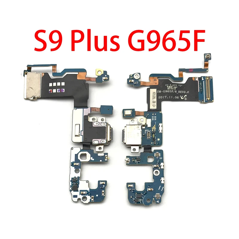 Ori USB Charging Dock Connector Flex Cable Mic Microphone Board For Samsung S8 S9 Plus G950F G955F G960F G965F G930