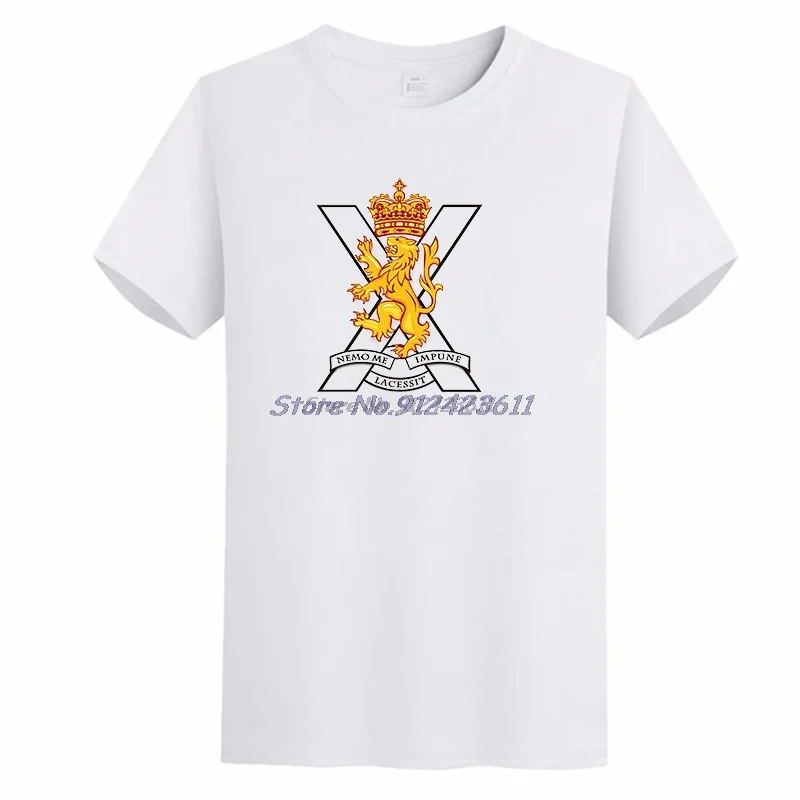 Royal Regiment Of Scotland Scotish British Army Special Force Graphic T Shirts Oversize t-shirts Cotton New Shirts And T-Shirts